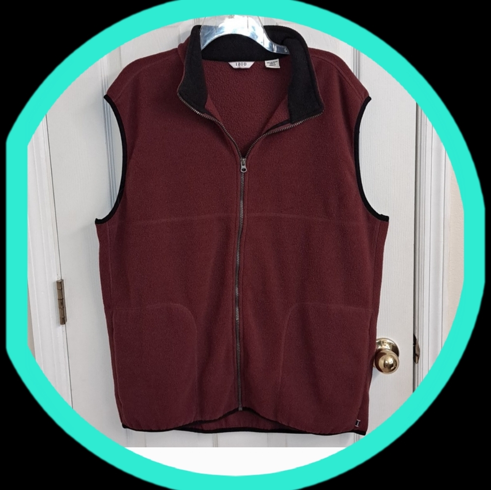 Izod Vest Maroon UNISEX SIZE XL (#2)